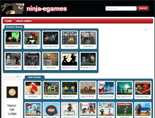 Tablet Screenshot of ninja-egames.info